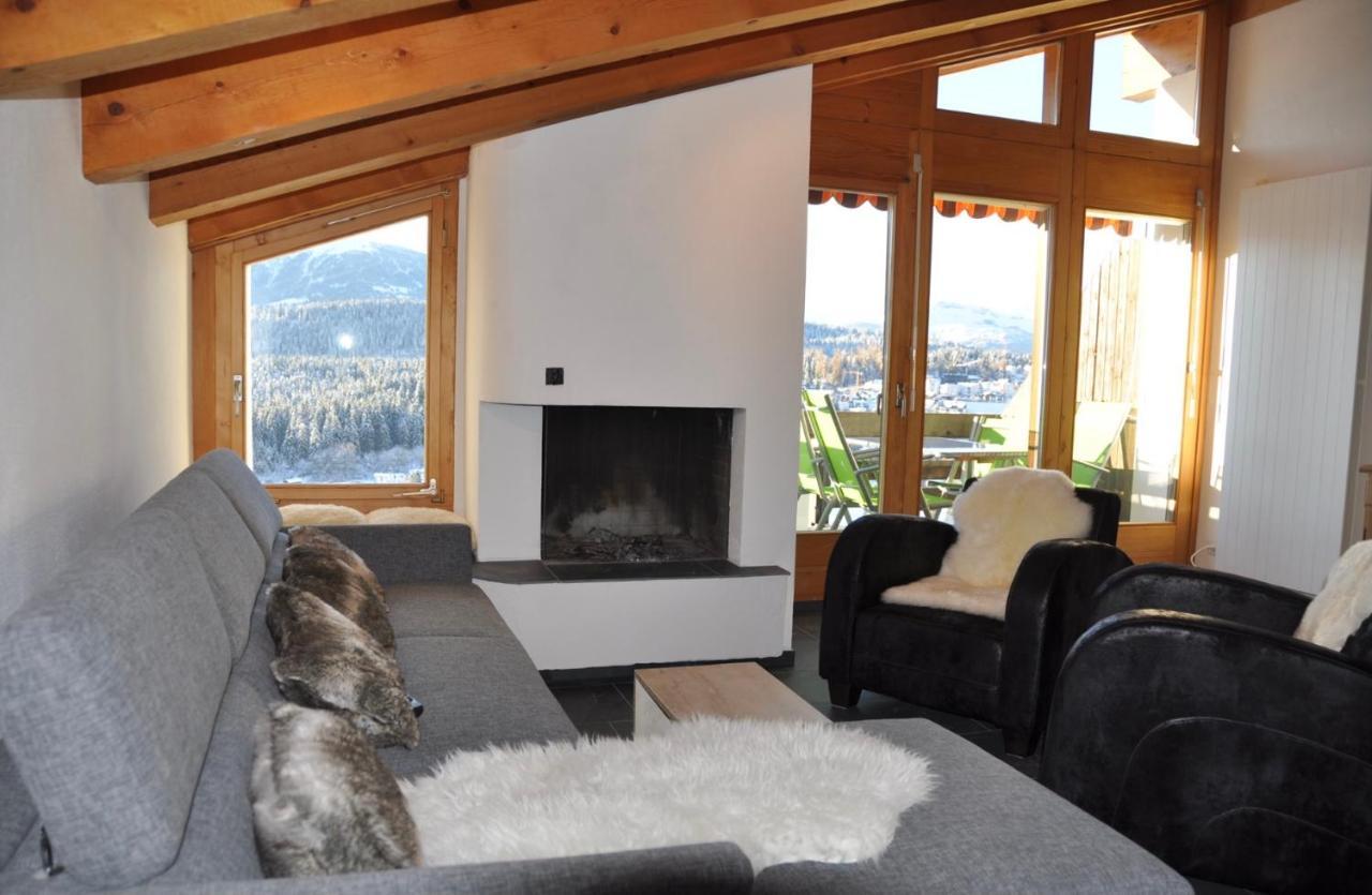 Crap Da Flem - 3.5 Zimmer Ferienwohnung Am Sonnenhang Von Flims Ngoại thất bức ảnh